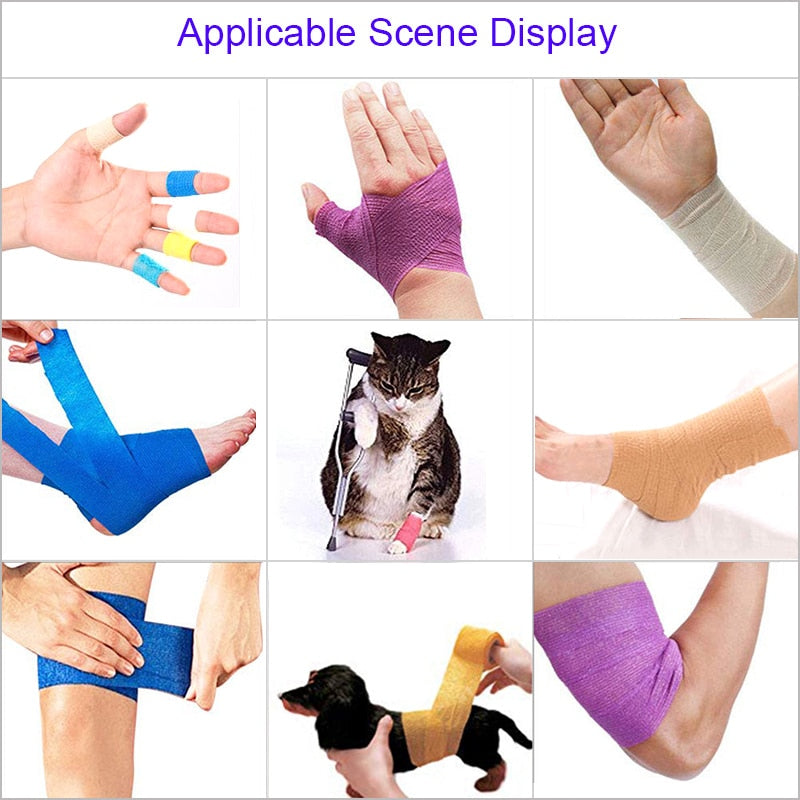 Sport Self Adhesive Elastic Bandage Wra