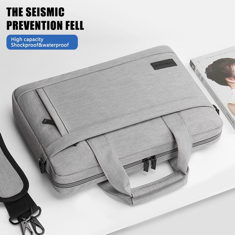 Laptop Bag Sleeve Case Protective Shoulder Carrying Case For pro 13 14 15.6 17 inch Macbook Air ASUS Lenovo Dell Huawei handbag